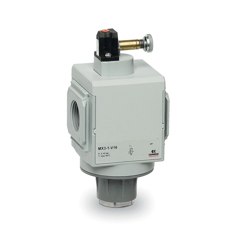 Lockable isolation 3/2-way valves