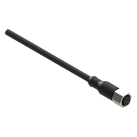 M12 gerader Anschlußstecker 8 polig mit 10 m Kabel