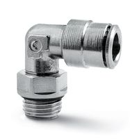 Brass super-rapid fittings for plastic tubes