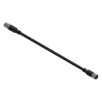 M12 gerader Anschluss- und Rundstecker