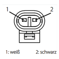 SUCO-Gegenstecker TE AMP Superseal 1.5, 2-polig