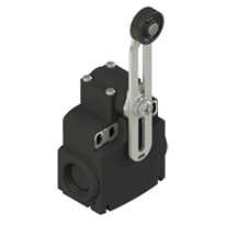 Positionsschalter mit drehbarem Hebel mit Rolle