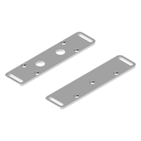 Gerade Montageplatten aus Edelstahl für HX