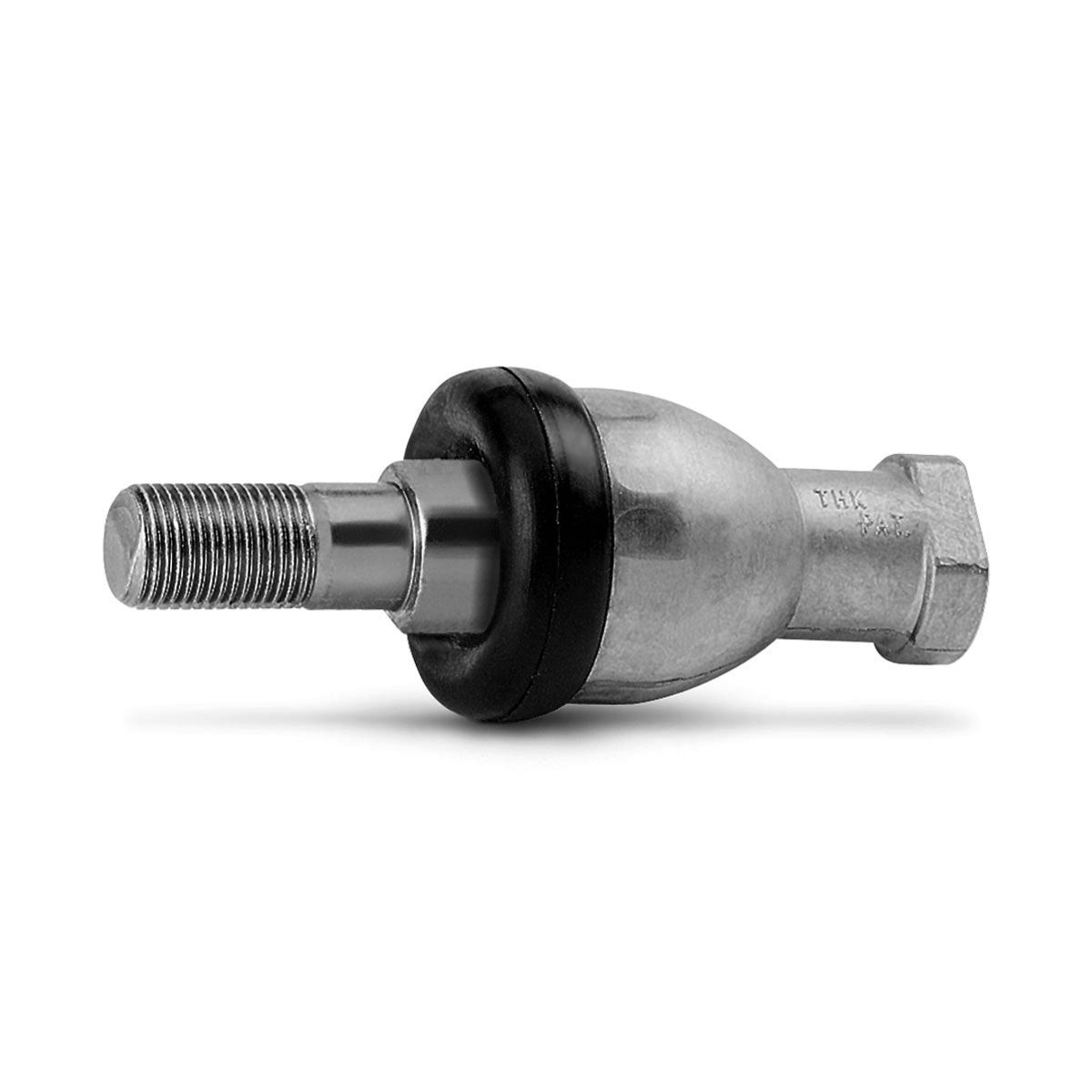 Piston rod socket joint