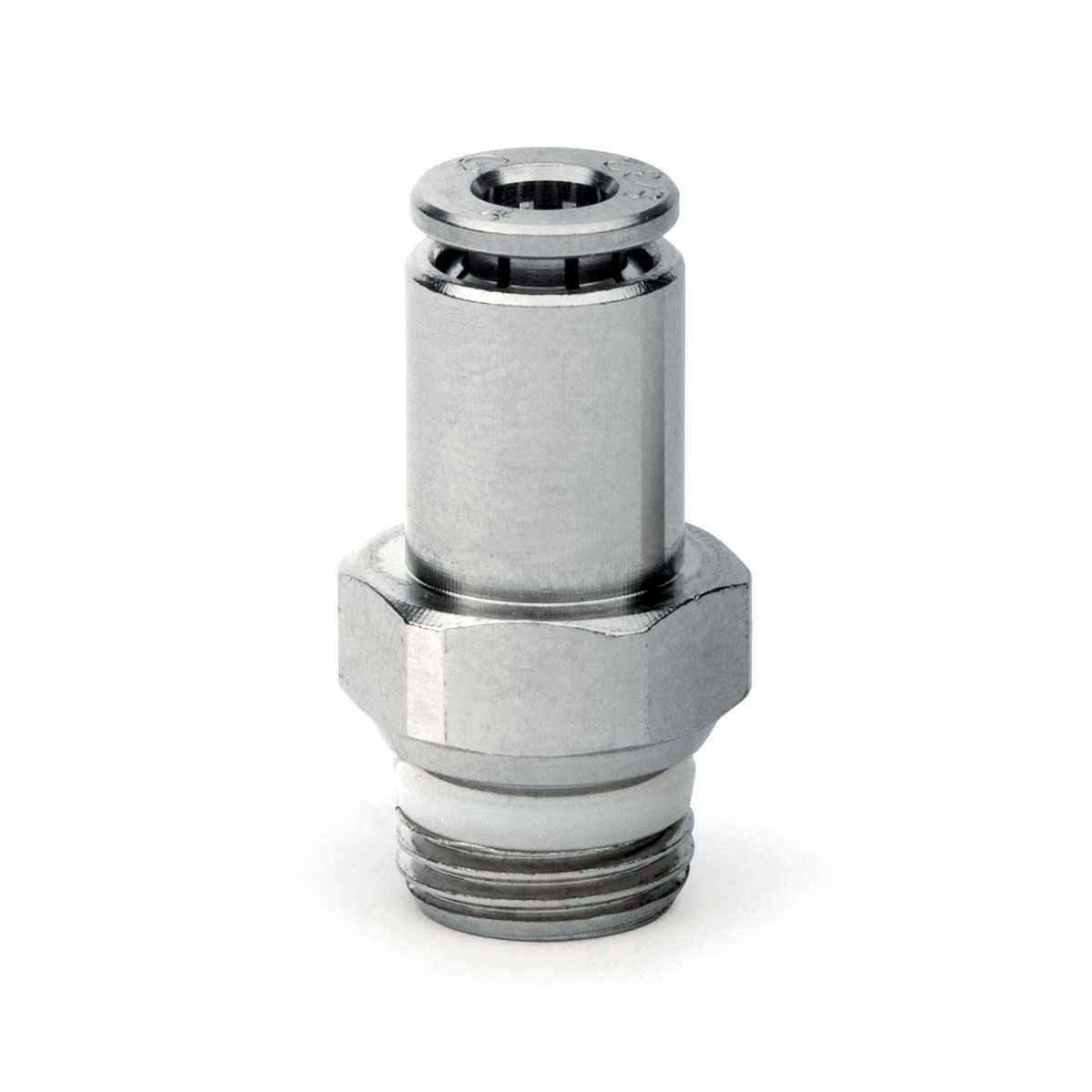 Brass super-rapid fittings for plastic tubes