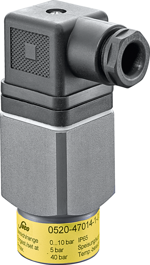 El. Pressure Switch, 0 - 10 bar, FKM, G 1/4, normally closed (NC)