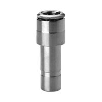 Brass super-rapid fittings for plastic tubes