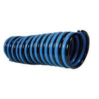 PU-Spirale radial 10/8 'DUO' blau/schwarz, L=2,5 m