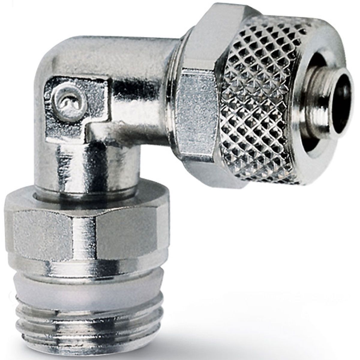 Brass rapid push-on fittings for plastic tubes