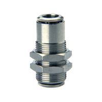 Brass super-rapid fittings for plastic tubes