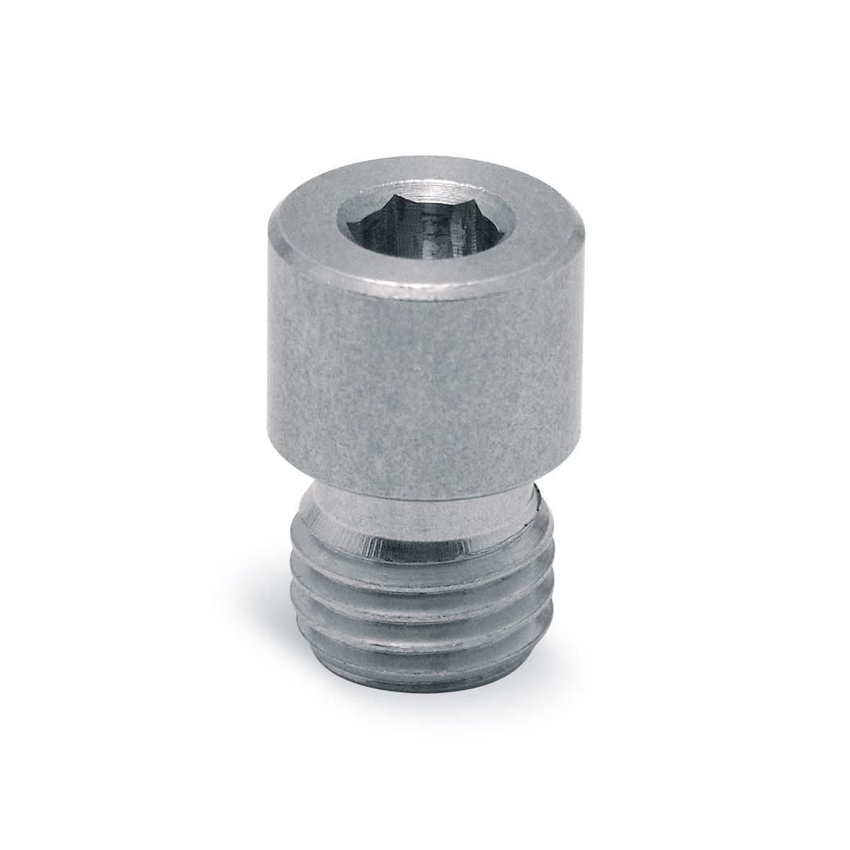 Threaded trunnion pin