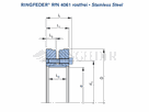 RfN 4061 100 x 170 mm, SST