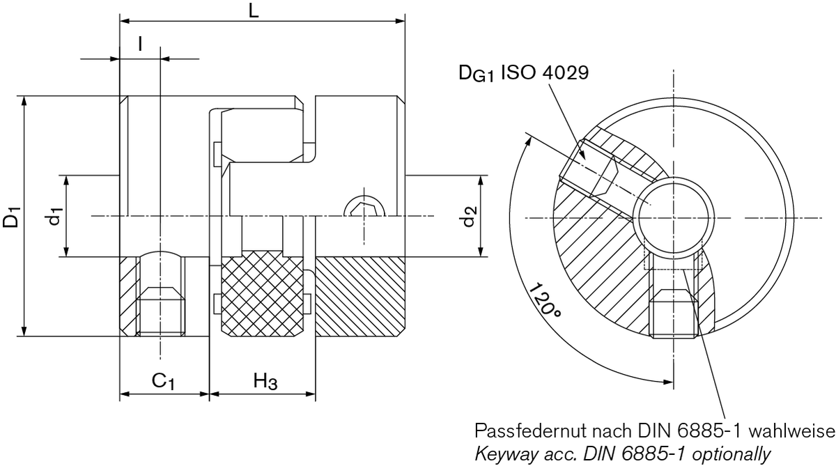 Elastomer coupling RINGFEDER