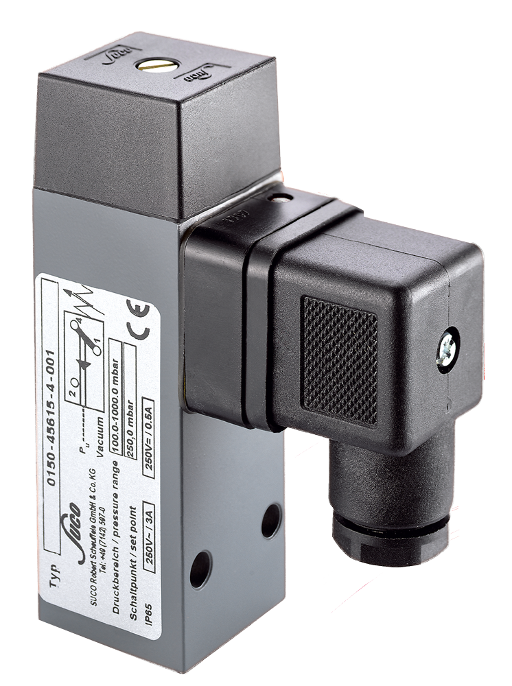Vacuostats, 100 - 950 mbar (relativ), ECO, G 1/8 Filetage femelle, inverseur