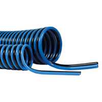 PA-Spirale axial 6/4 'DUO' blau/schwarz, L=2,5 m