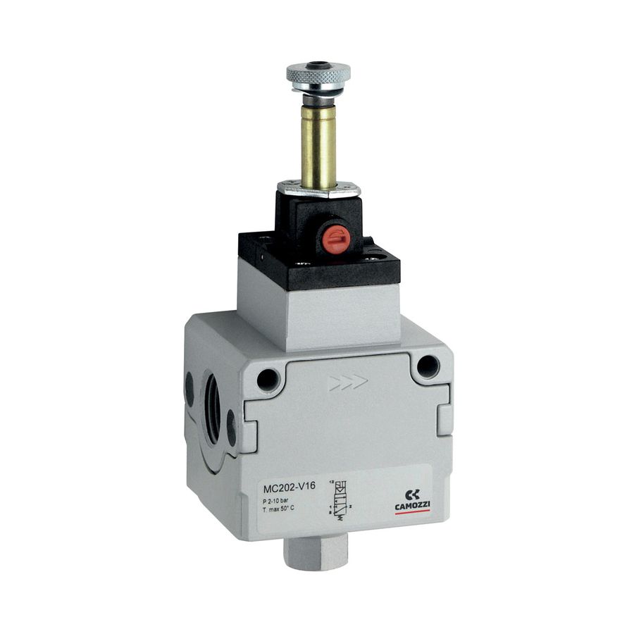 Lockable isolation 3/2-way valves